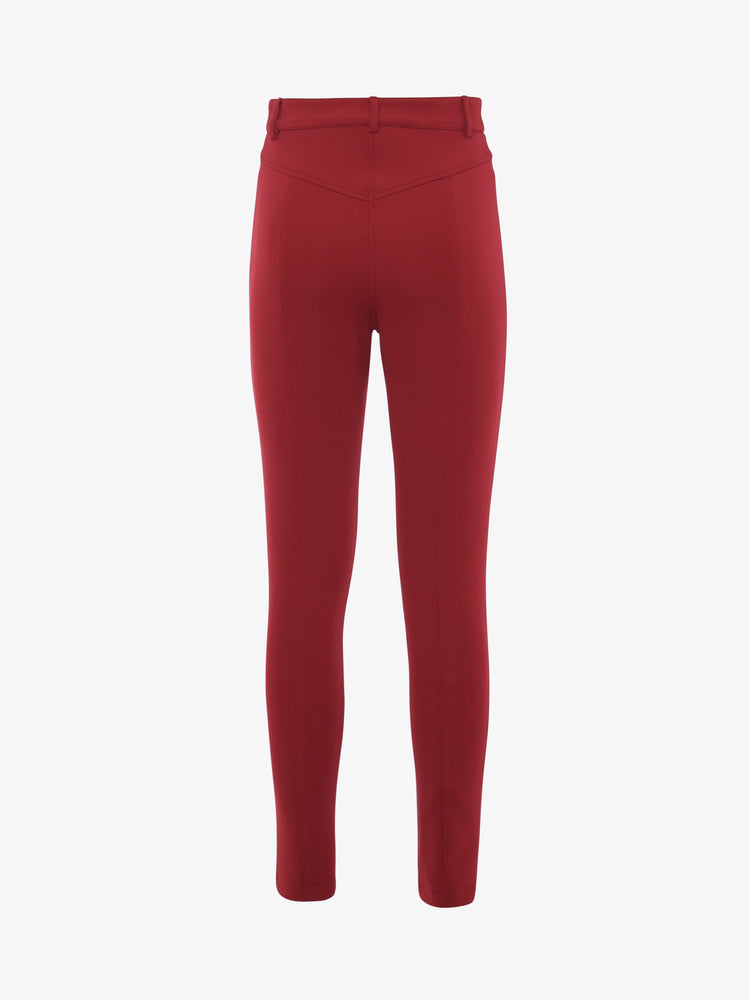 Pantaloni slim alla caviglia in neoprene