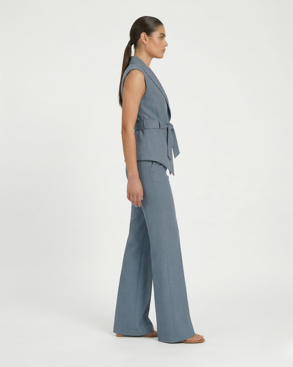 Pantaloni gamba dritta in denim