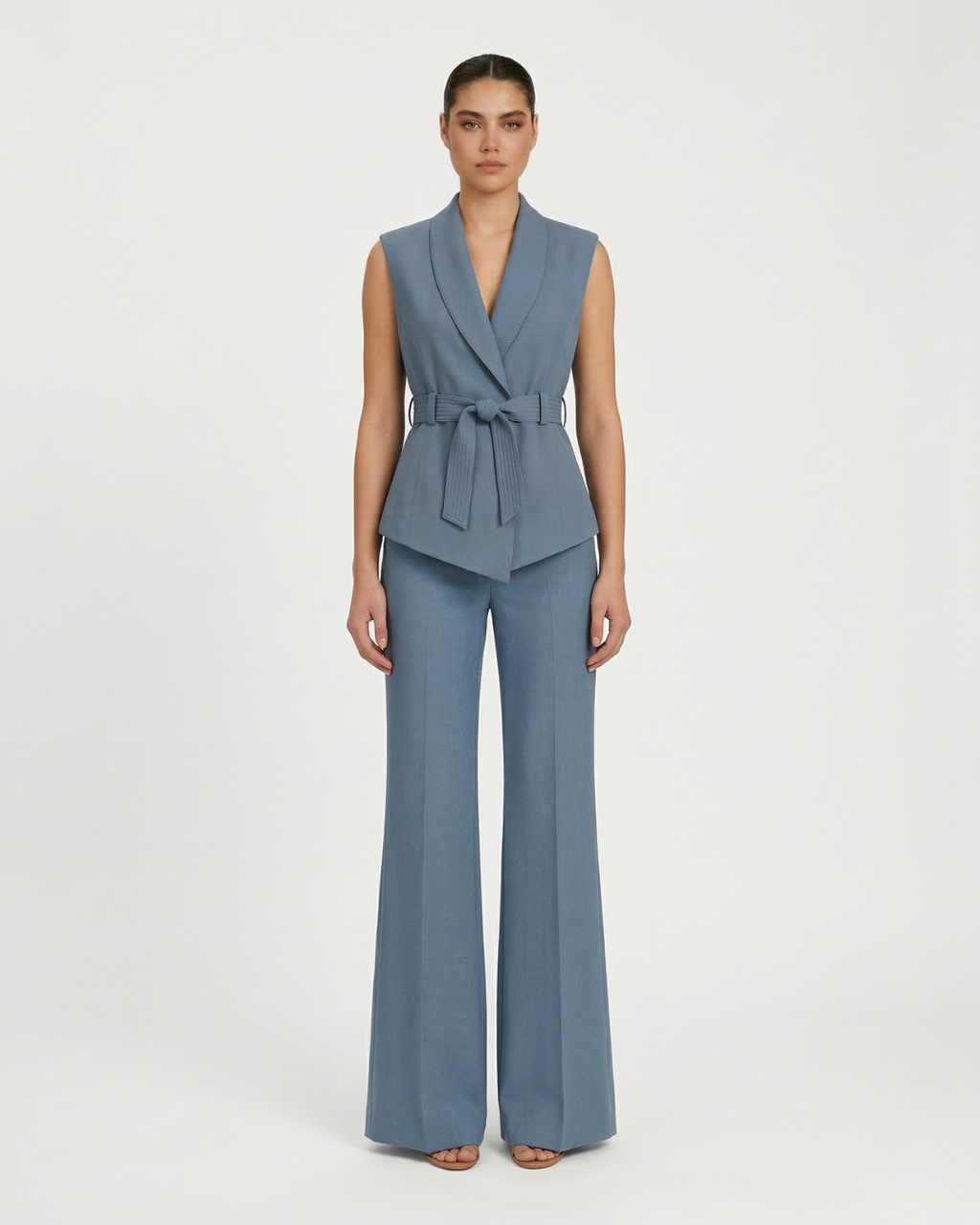 Pantaloni gamba dritta in denim