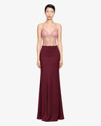 Body in pizzo con spalline sottili