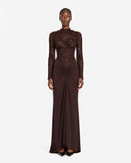 Body in pizzo a maniche lunghe