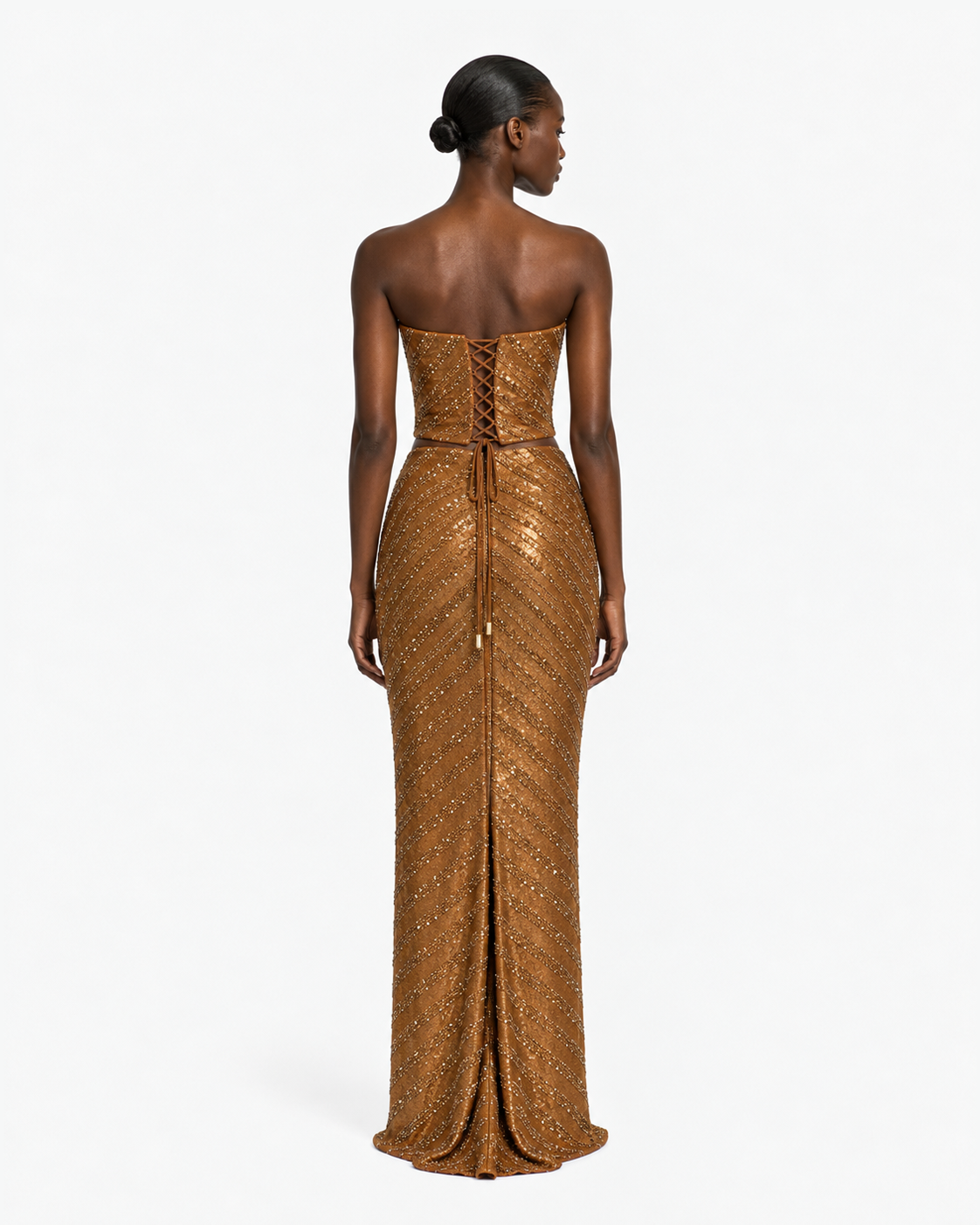 Co-ord sets top e gonna lunga con strass