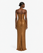 Co-ord sets top e gonna lunga con strass