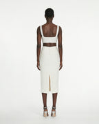 Top corto in pailettes