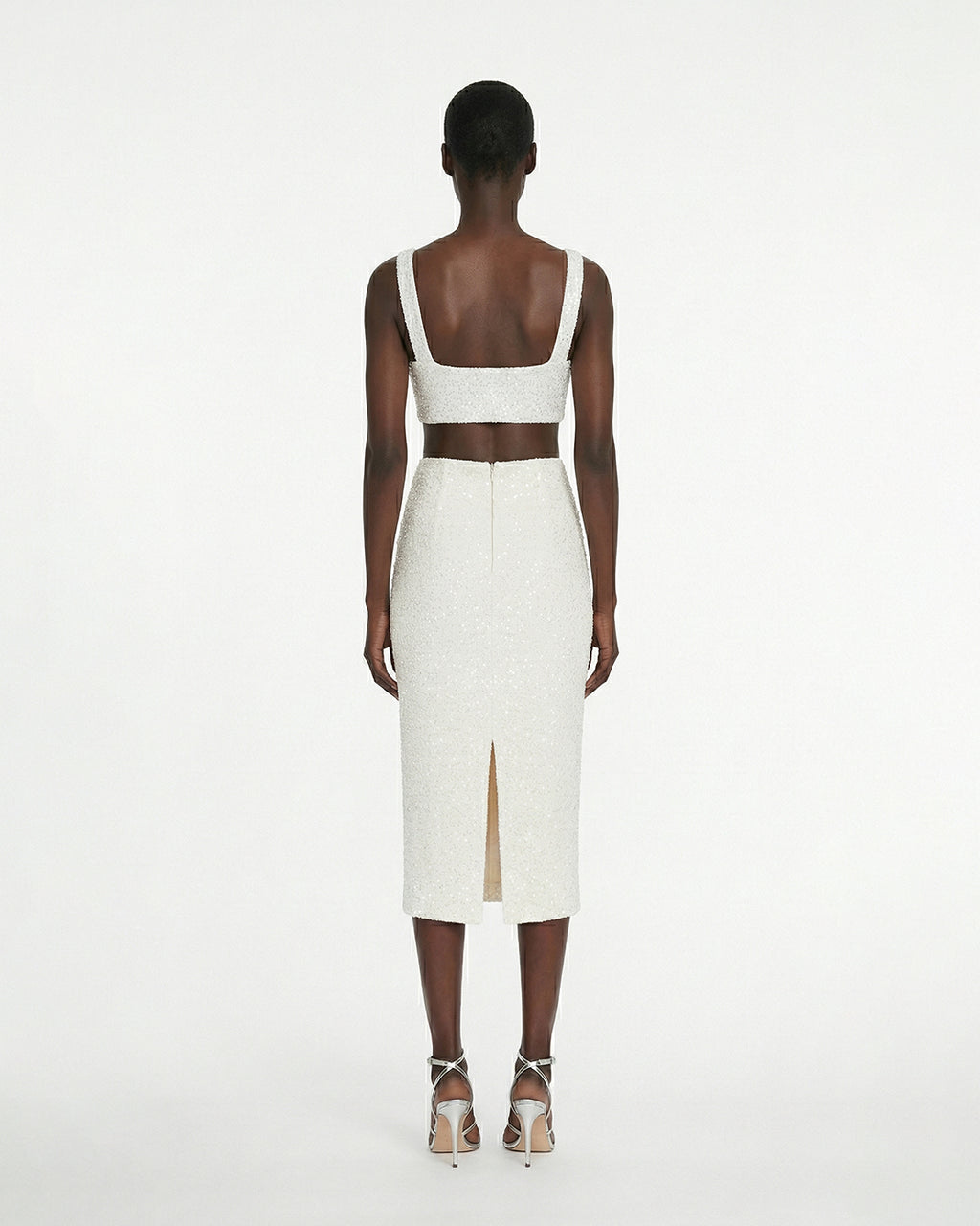 Gonna midi in paillettes