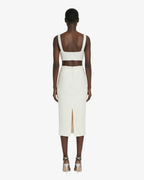 Top corto in pailettes