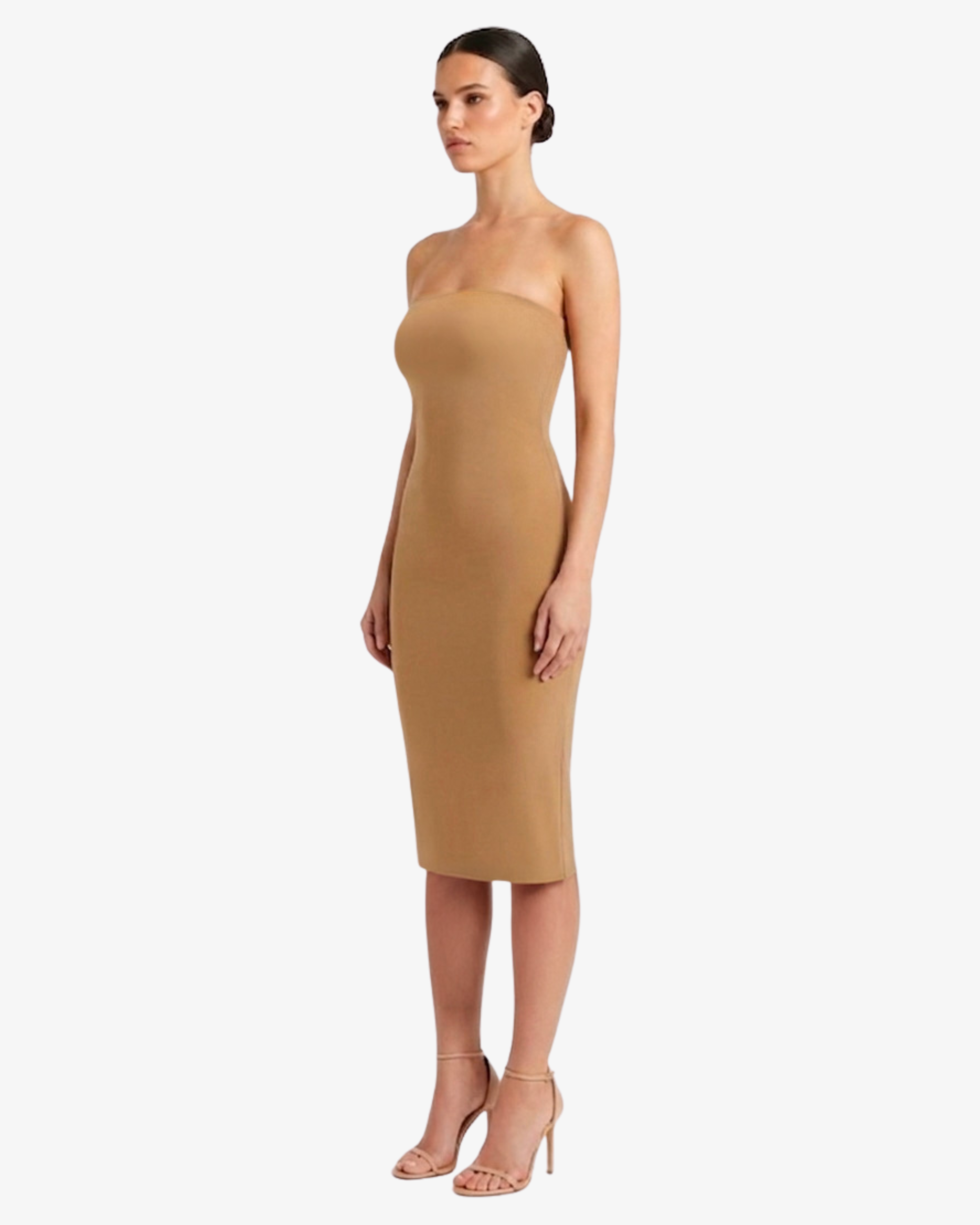 Abito sottoveste a fascia midi in jersey