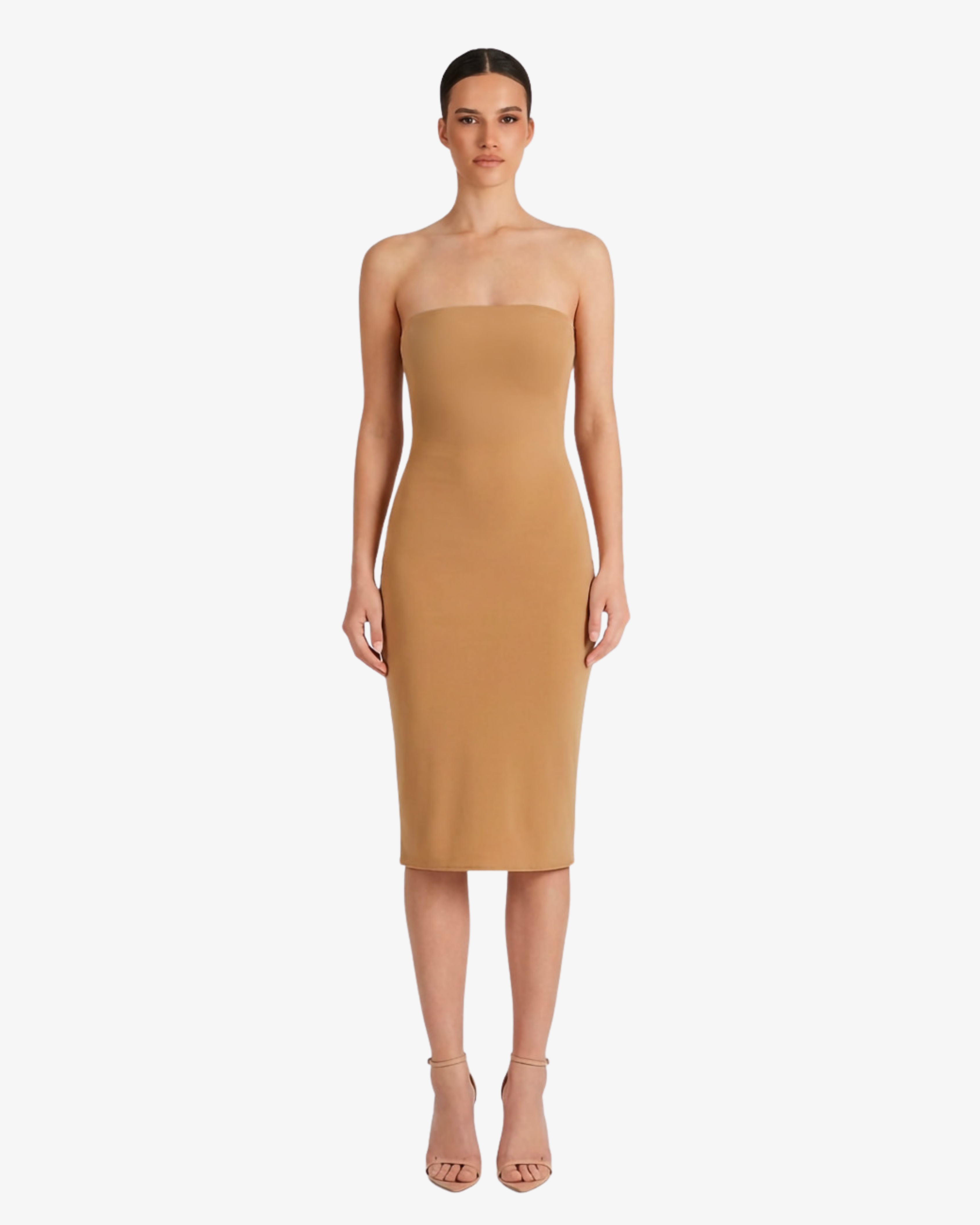 Abito sottoveste a fascia midi in jersey