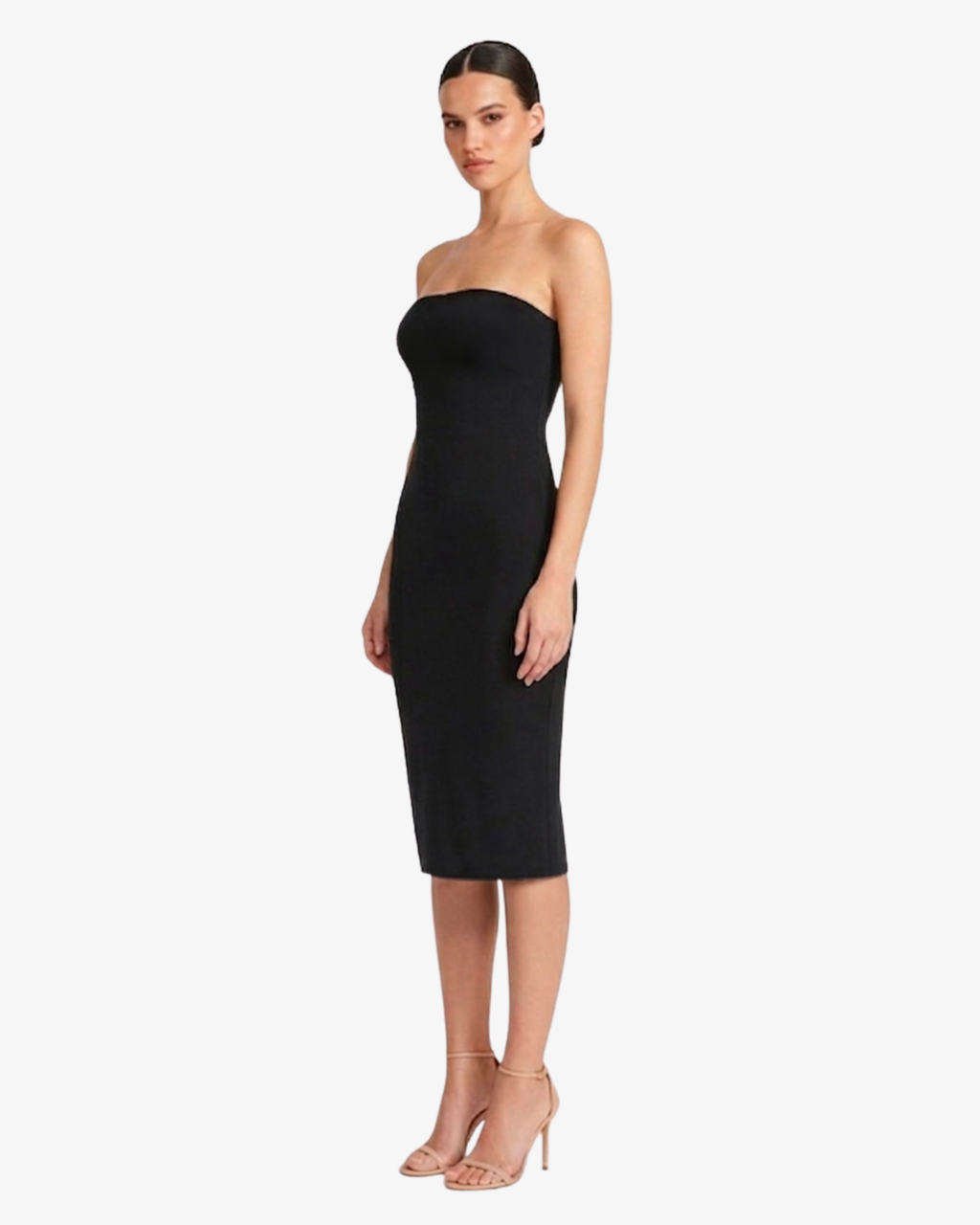 Abito sottoveste a fascia midi in jersey