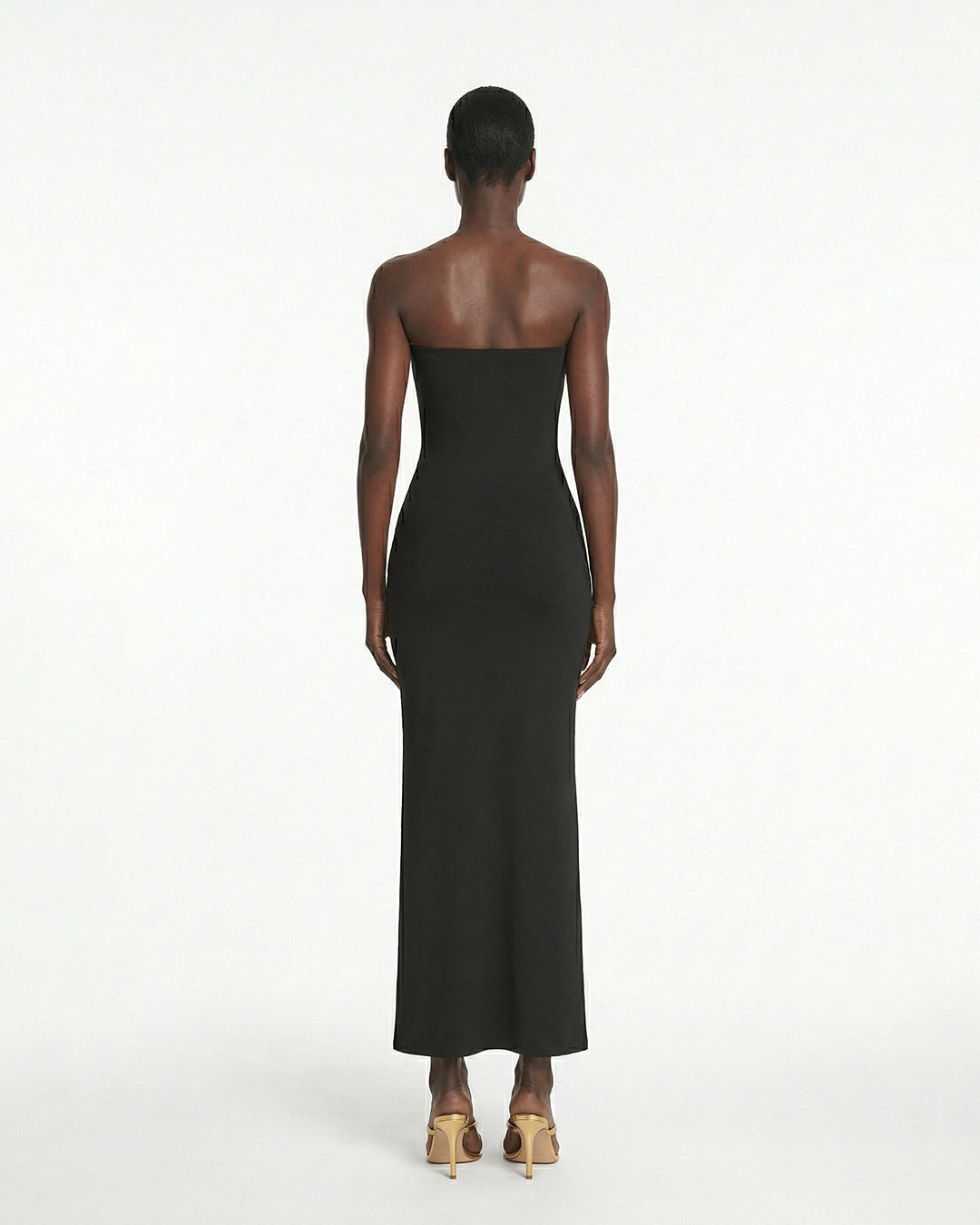 Abito sottoveste a fascia lungo in jersey