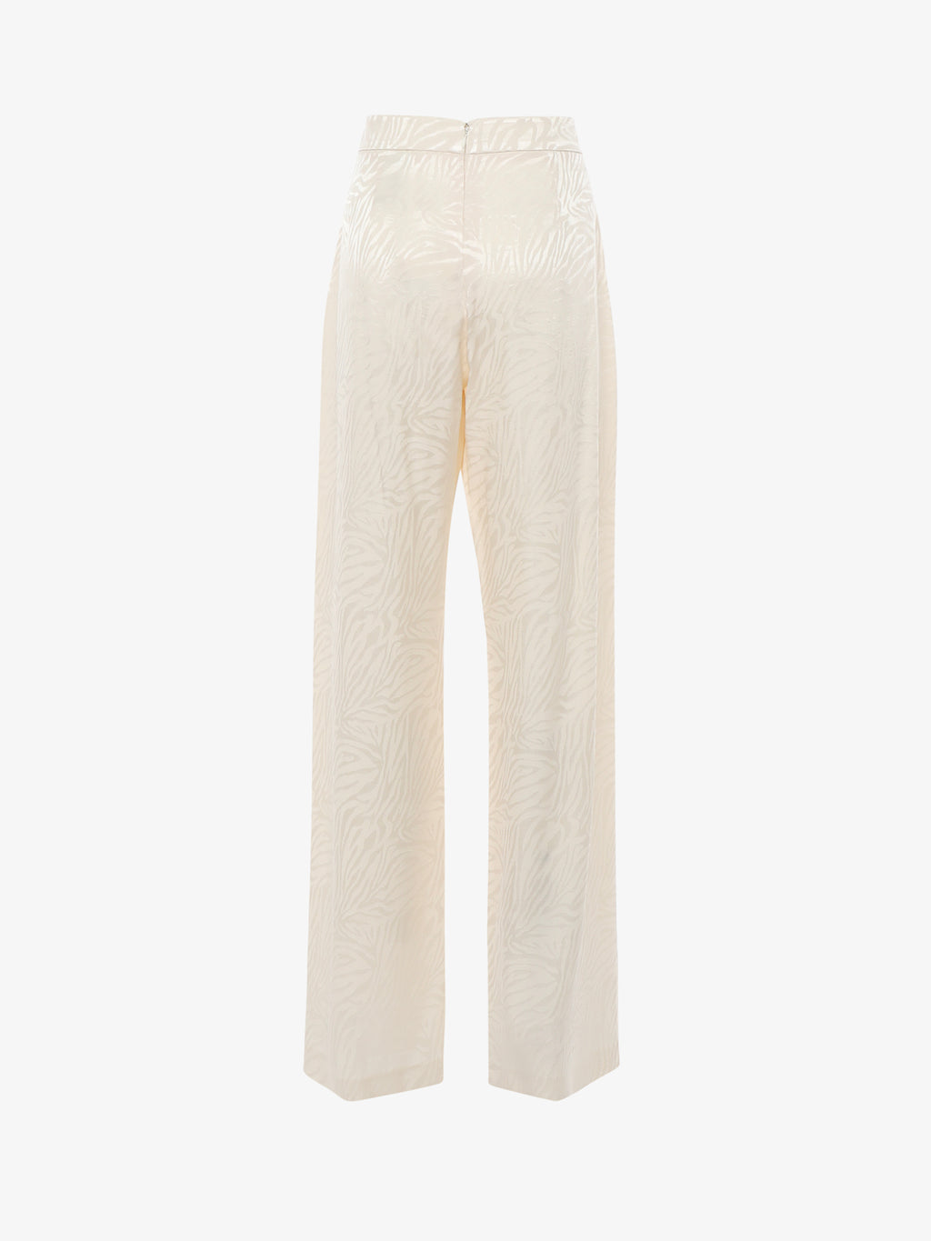 Pantaloni gamba dritta in tessuto jacquard
