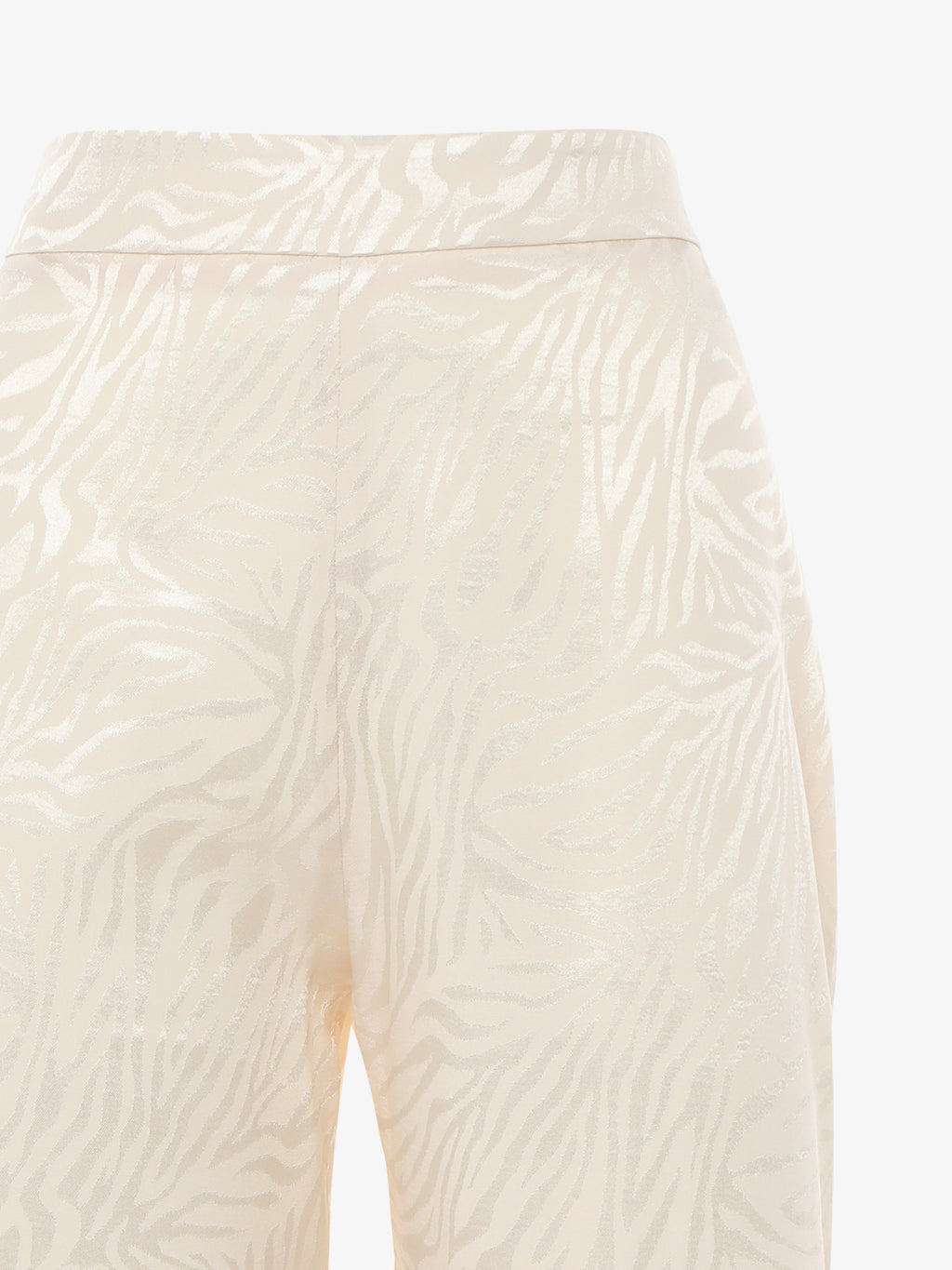 Pantaloni gamba dritta in tessuto jacquard