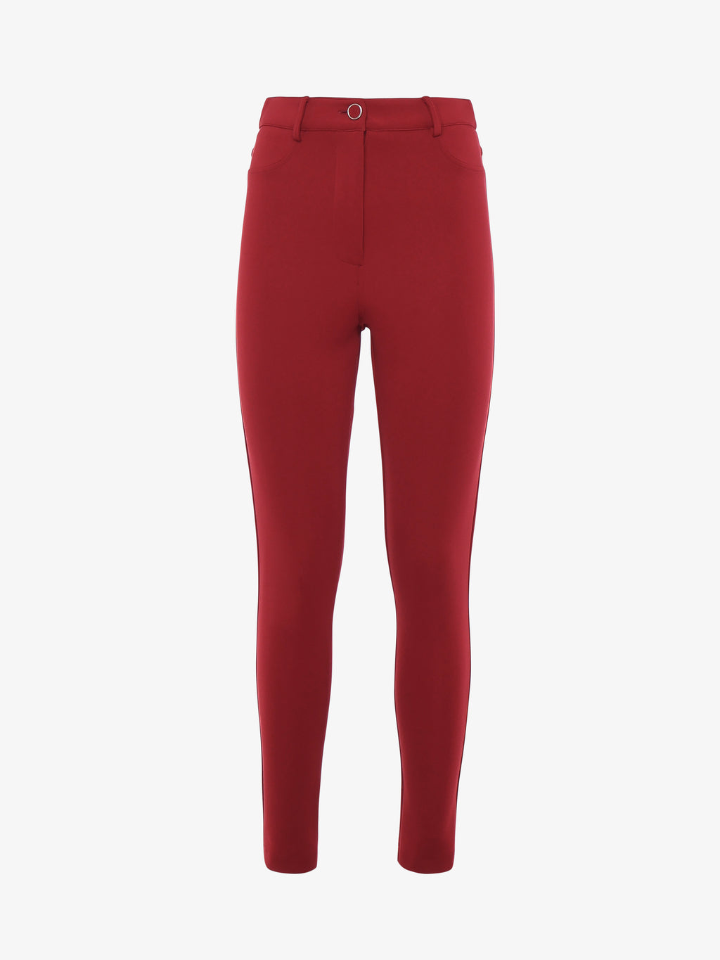 Pantaloni slim alla caviglia in neoprene