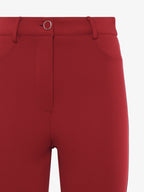 Pantaloni slim alla caviglia in neoprene