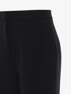 Straight leg trousers in technical fabric