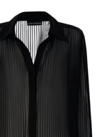 Pleated Chiffon Shirt