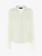 Pleated Chiffon Shirt