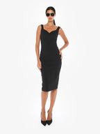 Neoprene mini tube dress