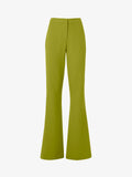 Pantaloni flare in tessuto tecnico crêpe