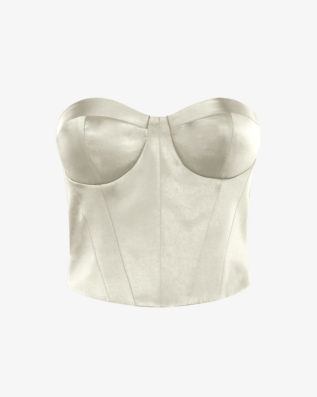 Corsetto in satin steccato
