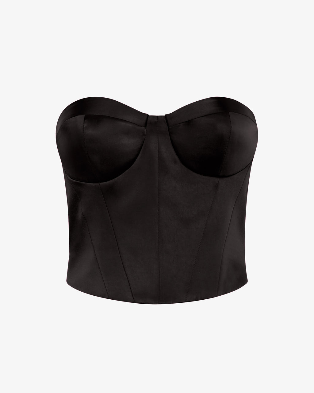 Corsetto in satin steccato