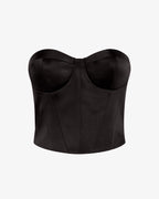 Corsetto in satin steccato