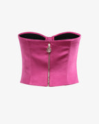 Corsetto in satin steccato
