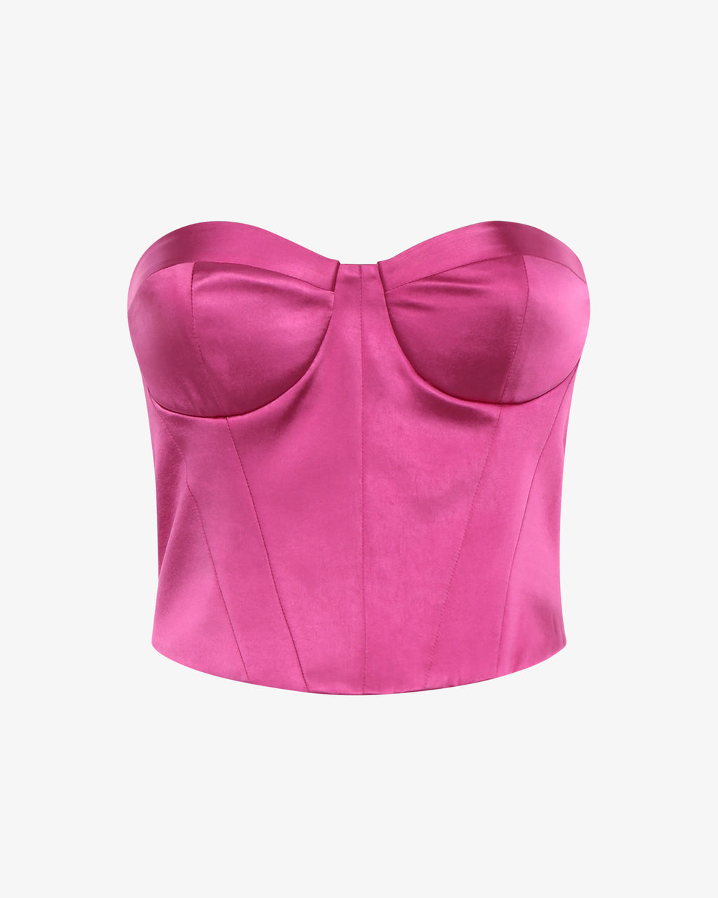 Corsetto in satin steccato