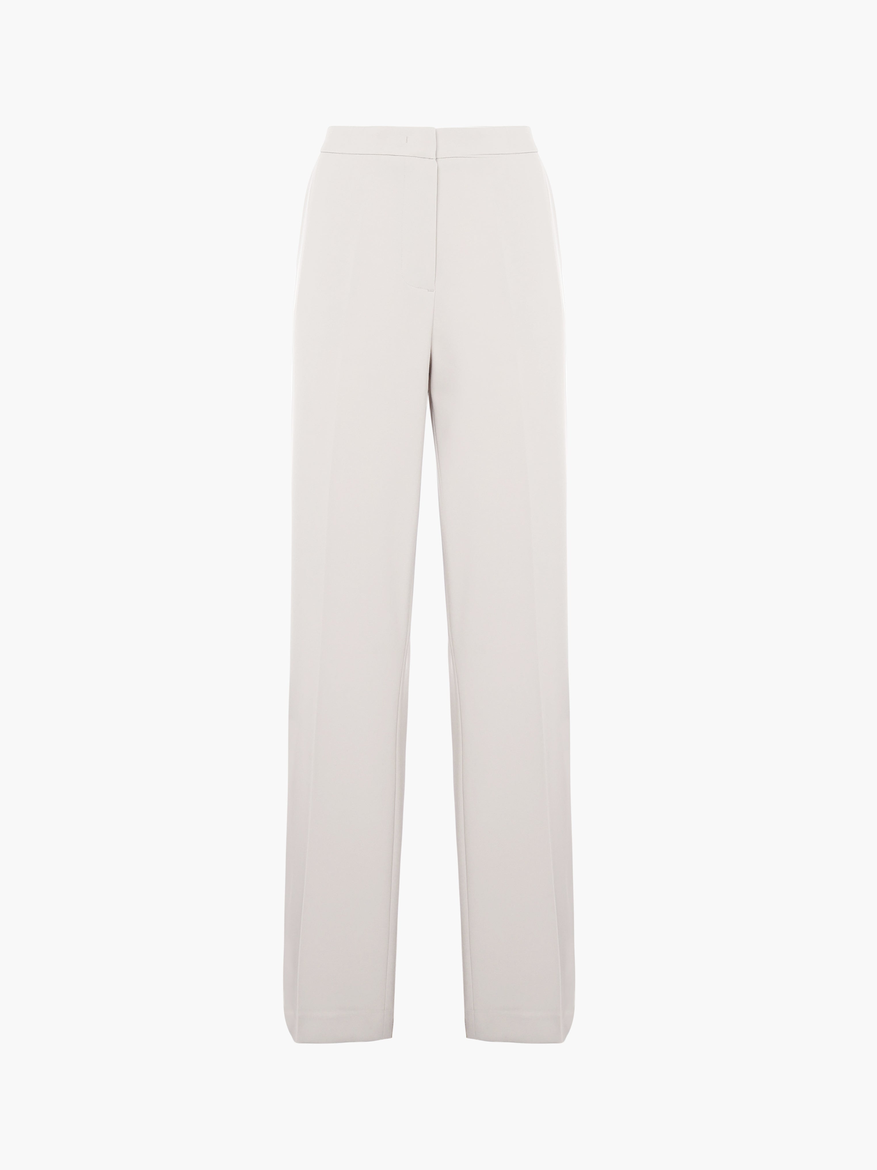 Tailleur monopetto pantalone gamba dritta in tessuto strutturato