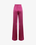 Pantalone gamba dritta in satin