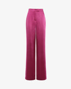 Pantalone gamba dritta in satin