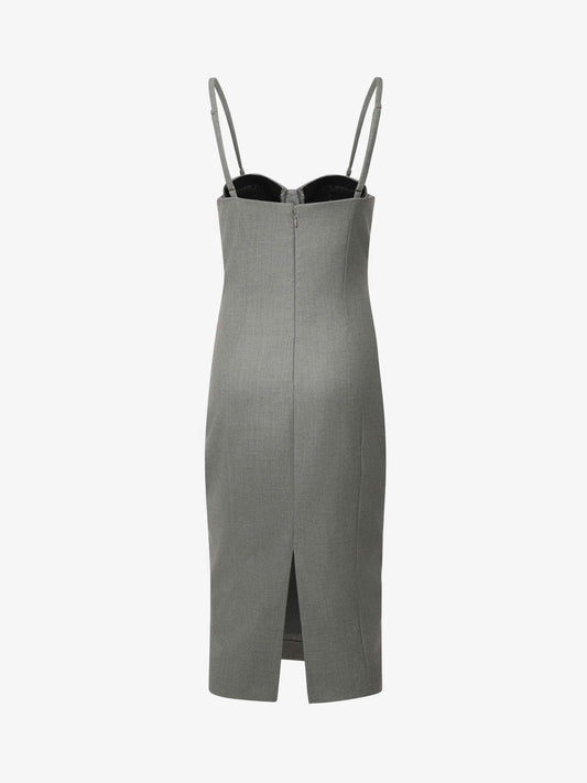 Abito bustier midi
