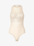 Body in rete con strass