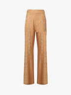 Pantalone in jacquard gamba dritta