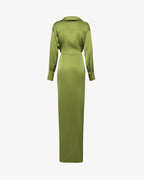 Abito lungo in satin