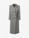 Cappotto lungo doppio petto in panno