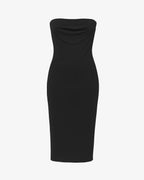 Abito sottoveste a fascia midi in jersey
