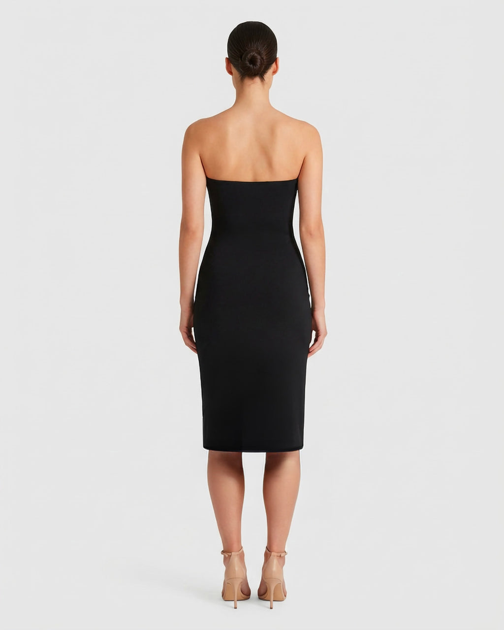 Abito sottoveste a fascia midi in jersey