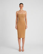 Abito sottoveste a fascia midi in jersey