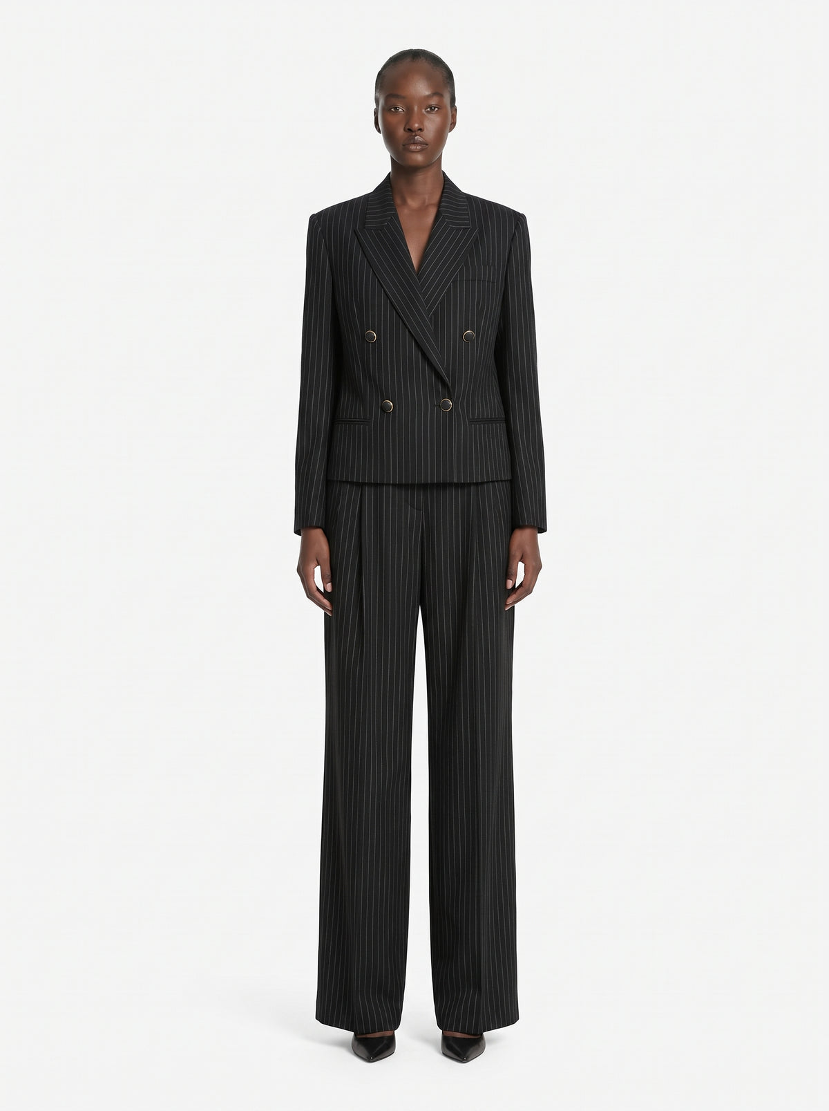 Blazer doppiopetto gessato