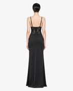 Body in pizzo con spalline sottili
