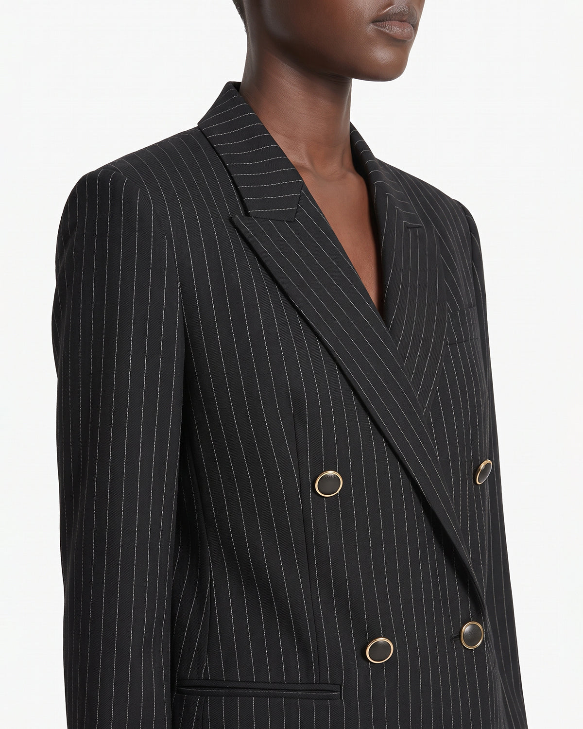 Blazer doppiopetto gessato